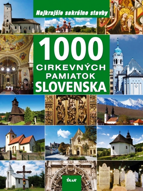 obal knihy 1000 cirkevných pamiatok Slovenska
