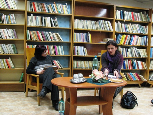 pracovníčka knižnice a autorka knihy Materská