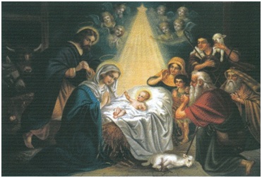Nápis na podlahe maštale v chráme Božieho Narodenia v Bethleheme hlása: