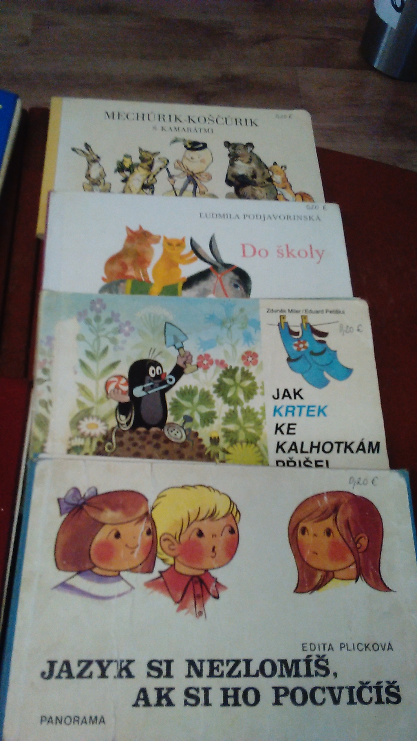 leporelá pre najmenšie deti a rozprávkové knižky