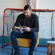 9. Športovec, hokejista Andrej Meszároš čítal ukážku z knihy Odkiaľ si od nemeckého autora Saša Stanišića.