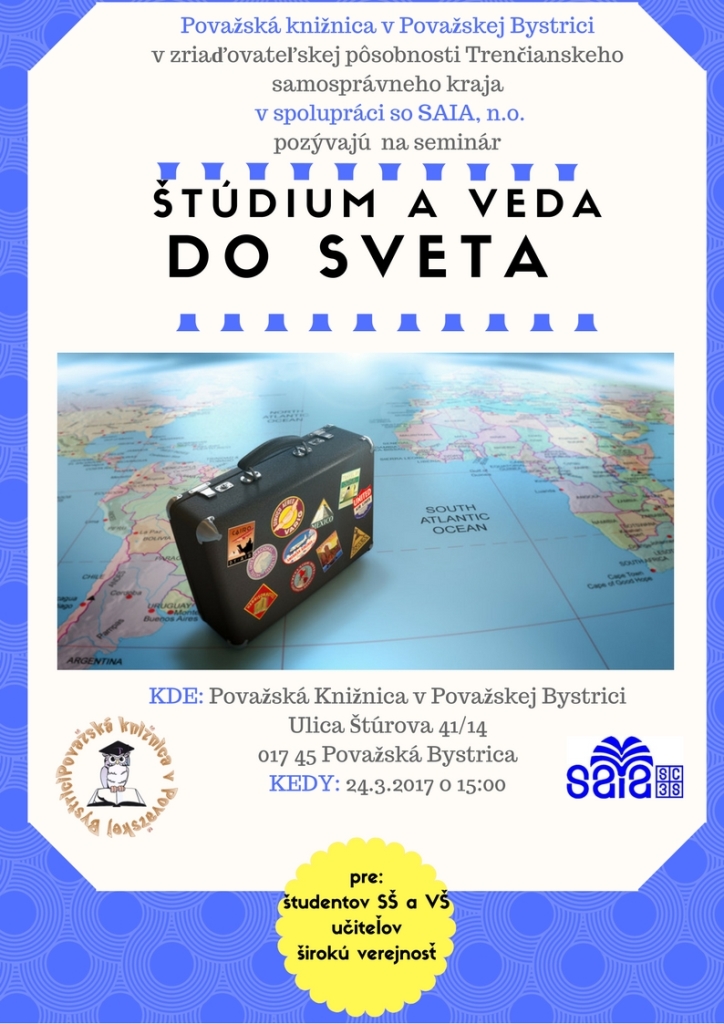 Štúdium a veda do sveta