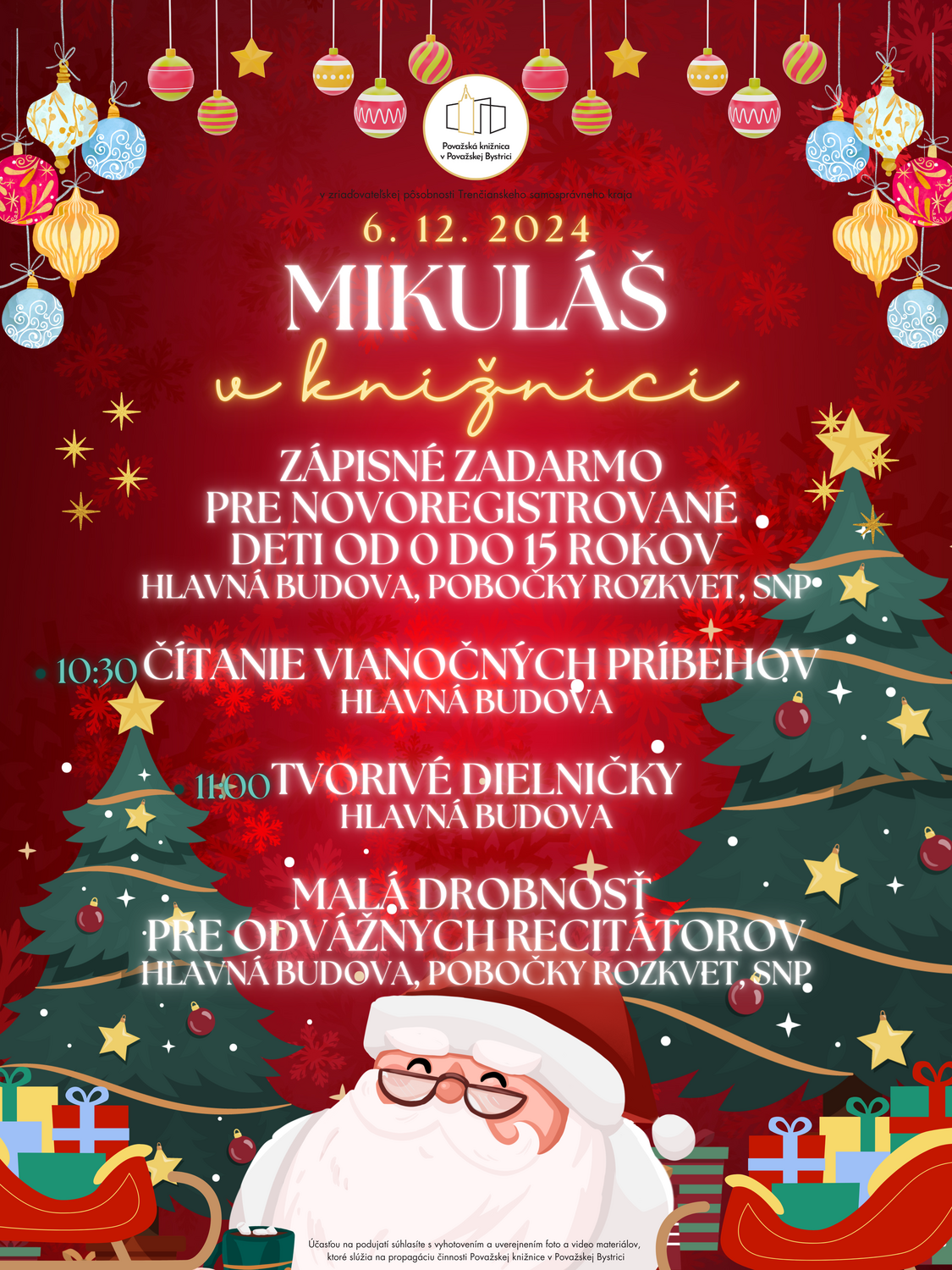 Mikuláš v knižnici