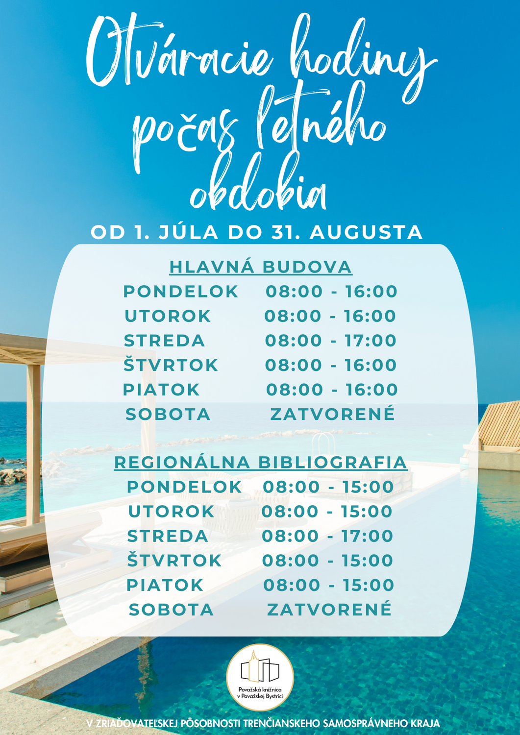 otváracie hodiny knižnice