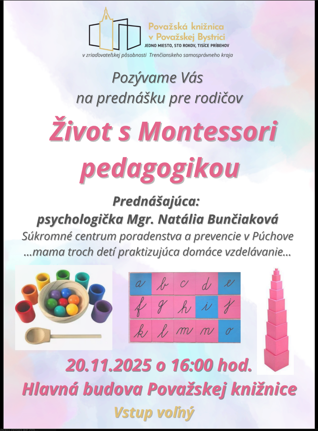 Život s Montessori pedagogikou