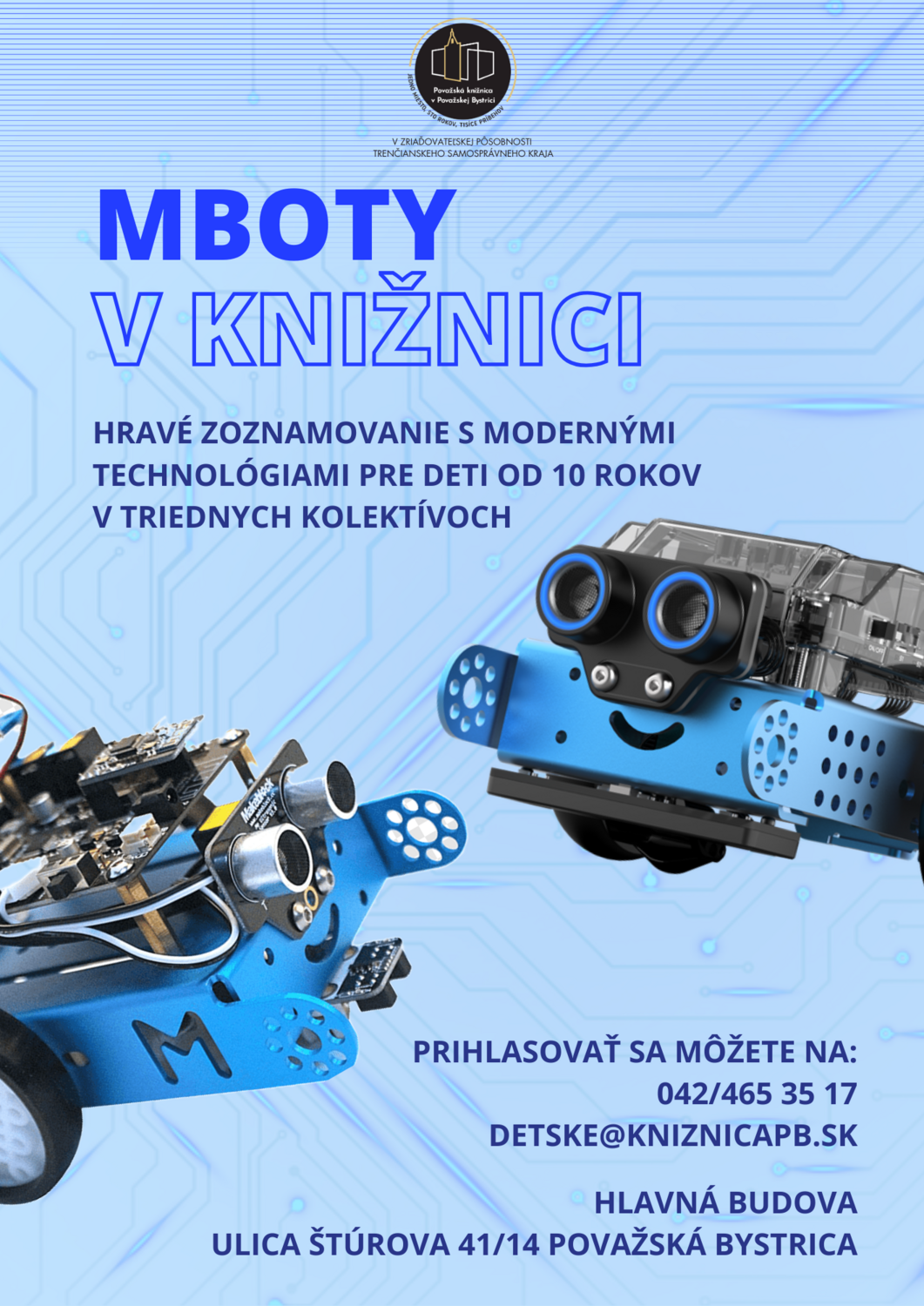 Mboty2 v knižnici