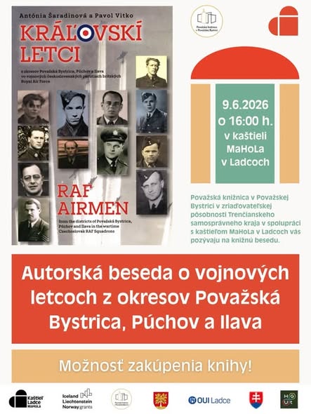 autorská beseda o knihe Kráľovskí letci