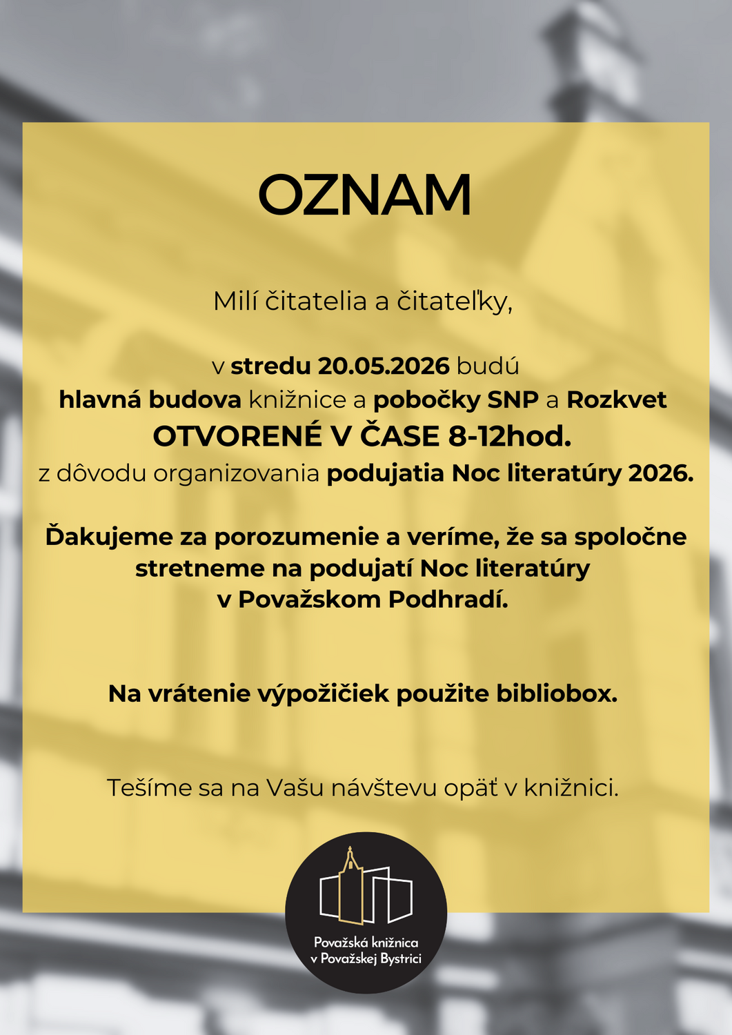 Oznam 20.5