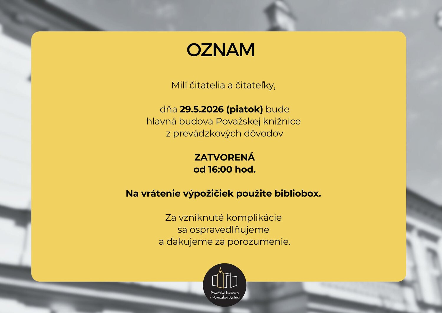 Oznam