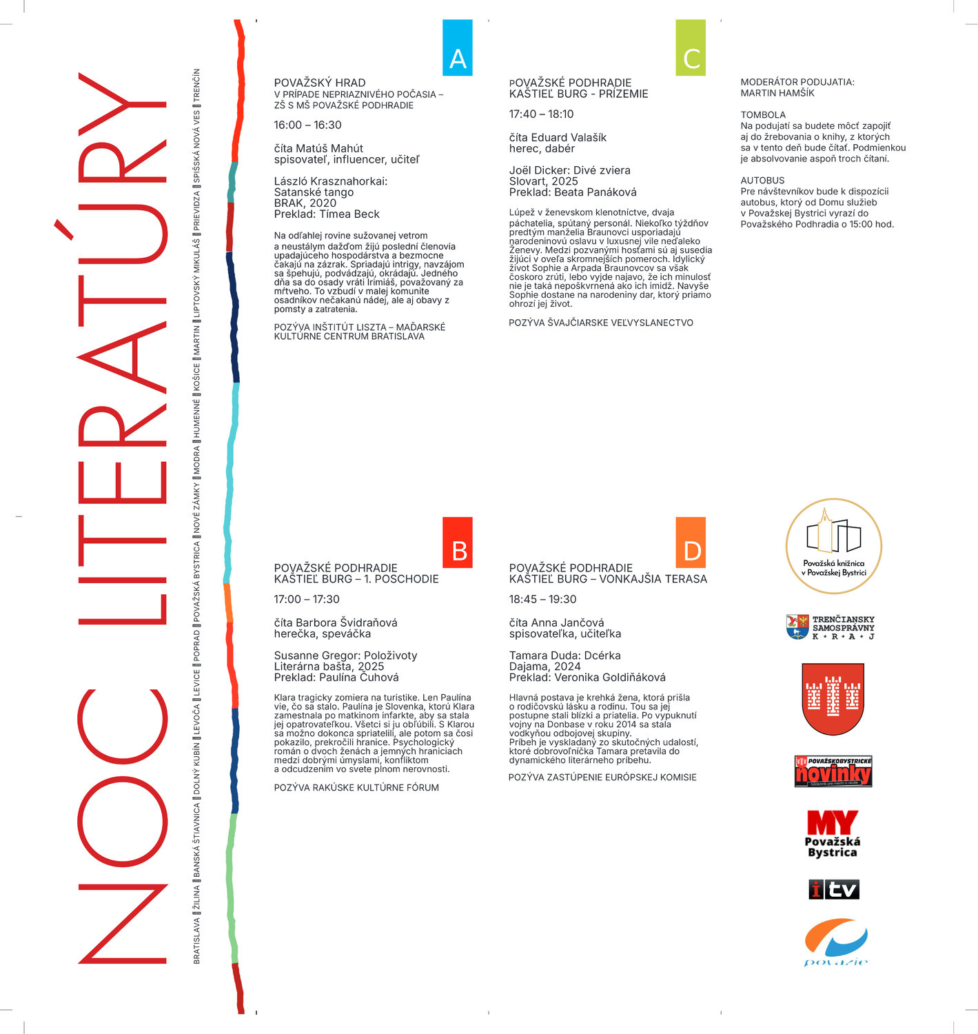 NOC LITERATÚRY  - program