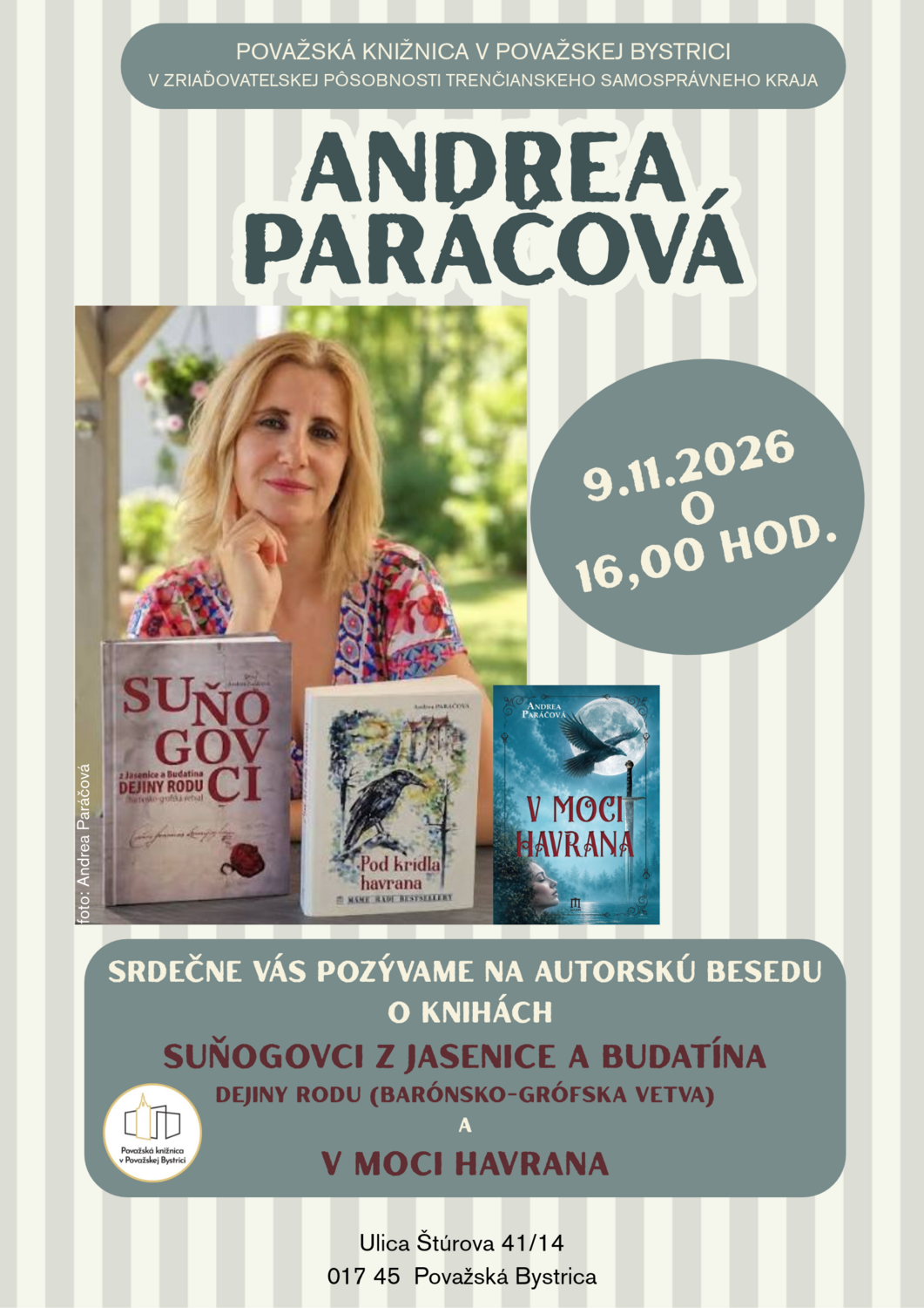 Andrea Paráčová - beseda 1