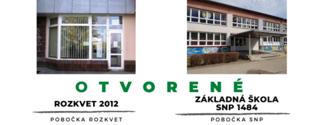 Pobočky dňa 19. 11. 2020 ZATVORENÉ