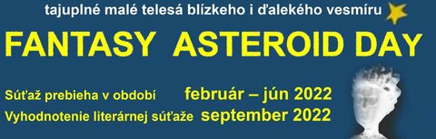 Literárna sci-fi súťaž FANTASY ASTEROID DAY