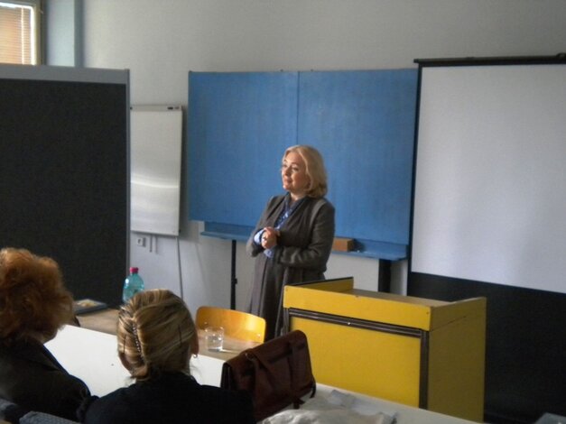 prednáška na Gymnáziu v Považskej Bystrici