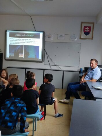 Boris Kardoš, Astronomický klub Petra Bardyho - beseda pre žiakov I. stupňa v priestoroch 6. ZŠ v Považskej Bystrici III.