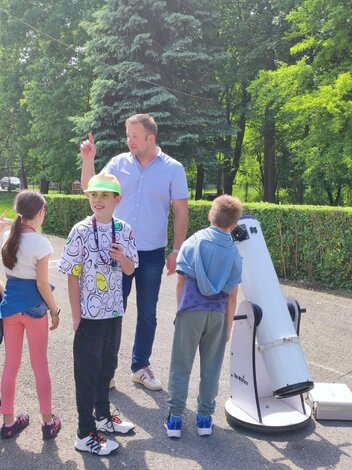 Boris Kardoš, Astronomický klub Petra Bardyho - beseda pre žiakov I. stupňa v priestoroch 6. ZŠ v Považskej Bystrici IX.